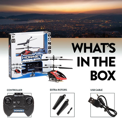 Durable Polymer Body 2 Channel Mini IR RTF RC Helicopter with USB Charger