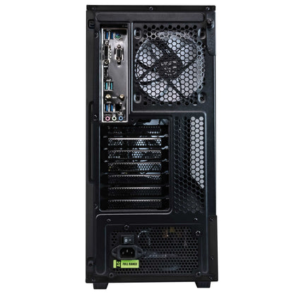 Dark Castle Prebuilt Gaming PC - AMD Ryzen 7 5700G CPU (4.6Ghz Turbo) | Radeon Vega 8 Igpu (4GB) | 1TB M.2 Nvme SSD Storage | 16GB DDR4 RAM | Windows 10 Gaming Desktop Computer | 5G-Wifi + BT