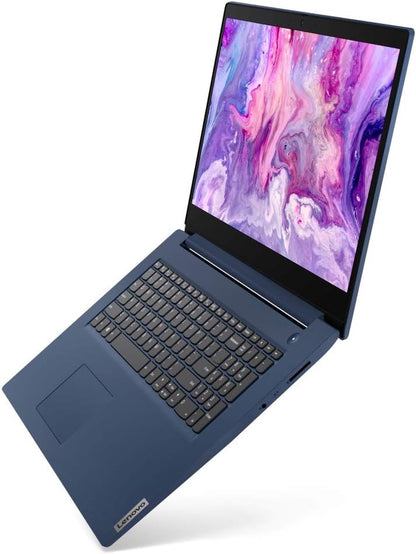 Ideapad 3 Laptop, 17.3" HD+, Intel Core I5-1035G1 Processor, HDMI, Bluetooth, Wi-Fi, Webcam, Online Class, Zoom, Windows 10, Abyss Blue, KKE Bundle (20GB RAM | 1TB SSD)